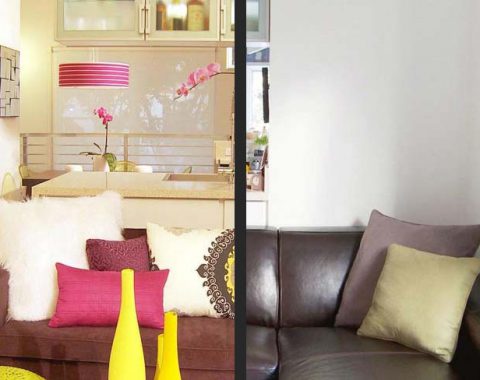 تغییر دکوراسیون اتاق یکنواخت و خالی