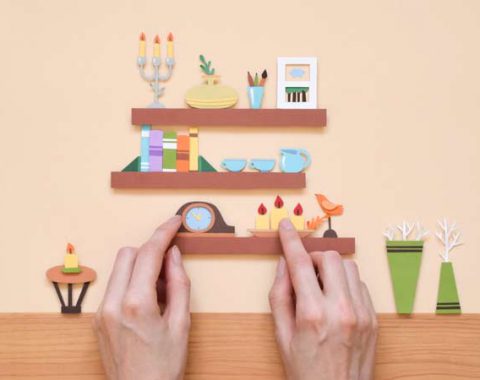 ایده هایی برای چیدمان طبقات و شلف ها